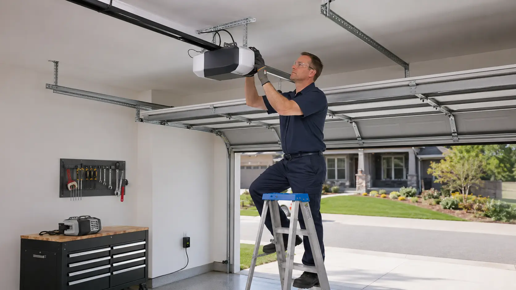 Professional garage door replacement service in Whitestown Indiana